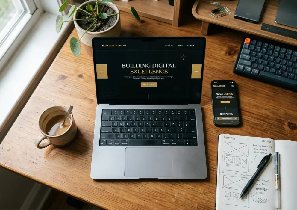 Custom WordPress website design example built by Spectech Solutions